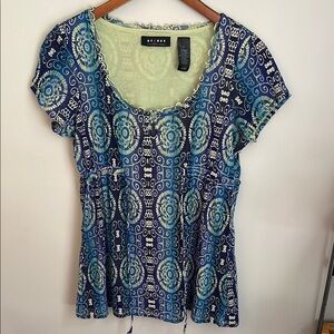 Vintage Y2K Axcess babydoll top size medium